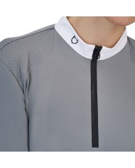 WOMEN S COMPETITION RIDERTECHNOLOGY LS POLO SHIRT WITH ZIP