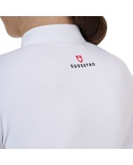 WOMEN S COMPETITION RIDERTECHNOLOGY LS POLO SHIRT WITH ZIP