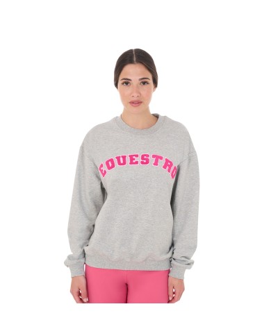 WOMEN S SPONGE STITCH LETTER SWEATSHIRT
