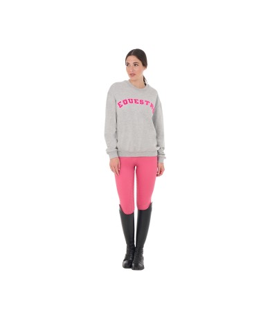 WOMEN S SPONGE STITCH LETTER SWEATSHIRT