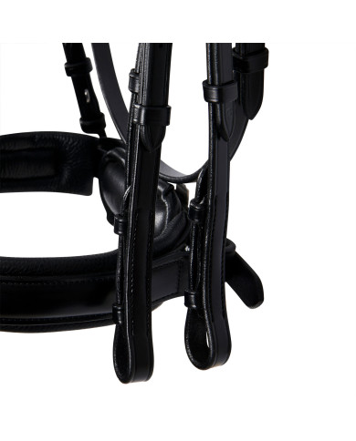 Briglia dressage in cuoio senza redini Briglia dressage in cuoio senza redini