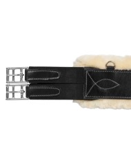 LEATHER ANATOMIC GIRTH W/REMOVABLE ECOWOOL LINING