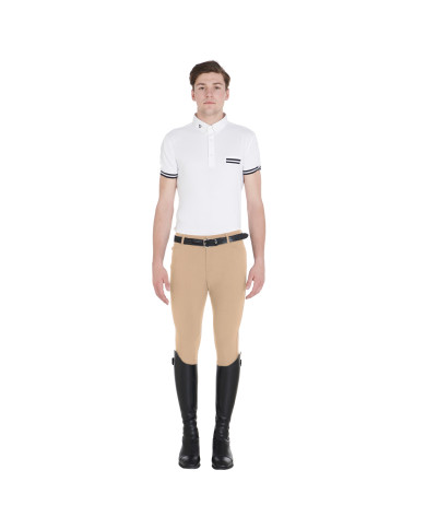 Pantaloni uomo slim fit grip con logo Equestro Pantaloni uomo slim fit grip con logo Equestro