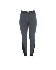 Pantaloni donna slim fit grip con logo Equestro