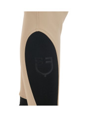 Pantaloni donna slim fit grip con logo Equestro