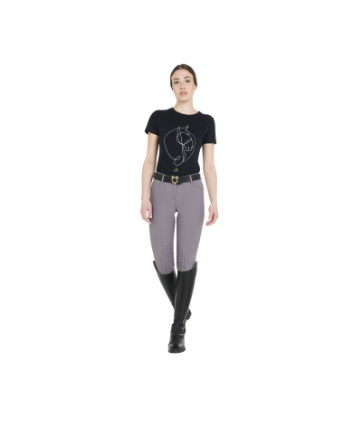 Pantaloni donna estivi slim fit in tessuto tecnico bielastico Pantaloni donna estivi slim fit in tessuto tecnico bielastico