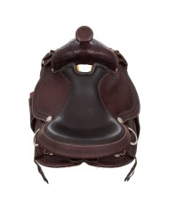 WESTERN SADDLE STAINLESS STEEL FITTING GRAIN LEATHER SNAKE STAMP 2817