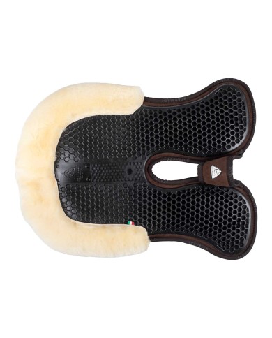 WITHERS FREE HEXA GEL ½ PAD & FRONT RISER W/MEMORY & BACK SHEEP. EDGE