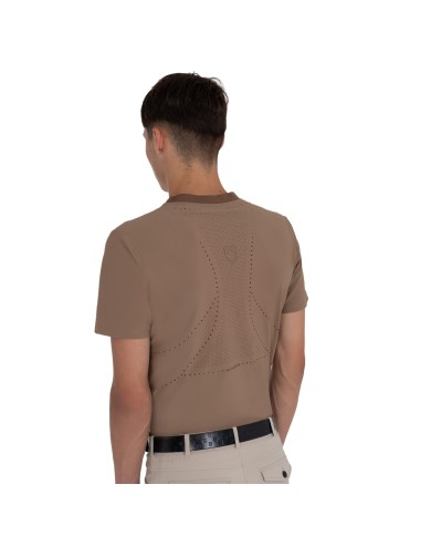 MEN S PERFORATED TRAINING POLO SHIRT SS