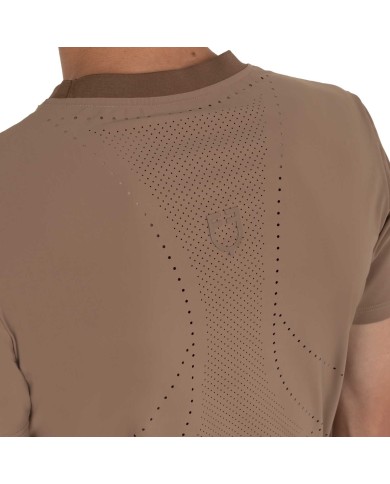 MEN S PERFORATED TRAINING POLO SHIRT SS