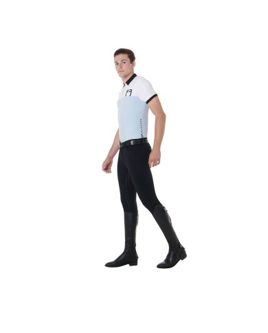 MEN S TRAINING BICOLOR POLO SHIRT SS ZIP
