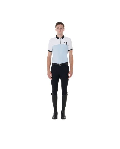 MEN S TRAINING BICOLOR POLO SHIRT SS ZIP