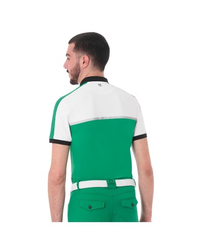 MEN S TRAINING BICOLOR POLO SHIRT SS ZIP