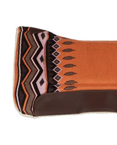 SOTTOSELLA WESTERN CON INSERTI IN PELLE E IMBOTTITURA IN LANA SINTETICA SOTTOSELLA WESTERN CON INSERTI IN PELLE E IMBOTTITURA IN LANA SINTETICA