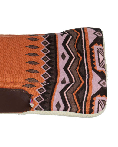 SOTTOSELLA WESTERN CON INSERTI IN PELLE E IMBOTTITURA IN LANA SINTETICA SOTTOSELLA WESTERN CON INSERTI IN PELLE E IMBOTTITURA IN LANA SINTETICA