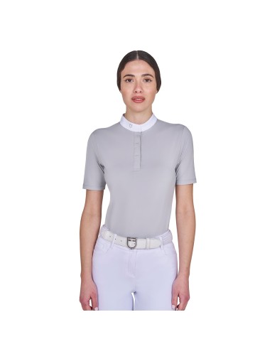 WOMEN S BASIC COMPETITION POLO SHIRT SS BUTTONS