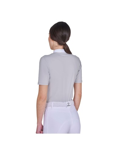 WOMEN S BASIC COMPETITION POLO SHIRT SS BUTTONS