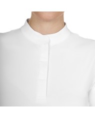 WOMEN S BASIC COMPETITION POLO SHIRT SS BUTTONS