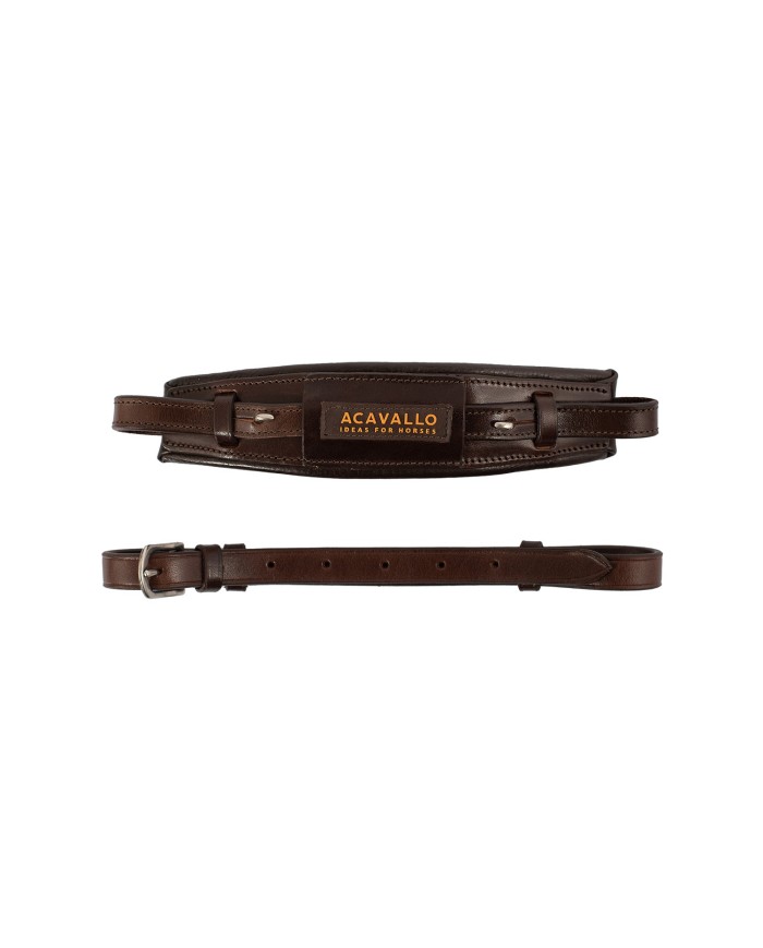 ACAVALLO LEATHER NOSEBAND FOR HACKAMORE
