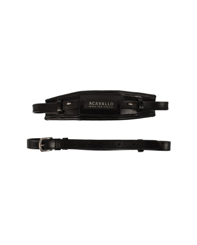ACAVALLO LEATHER NOSEBAND FOR HACKAMORE