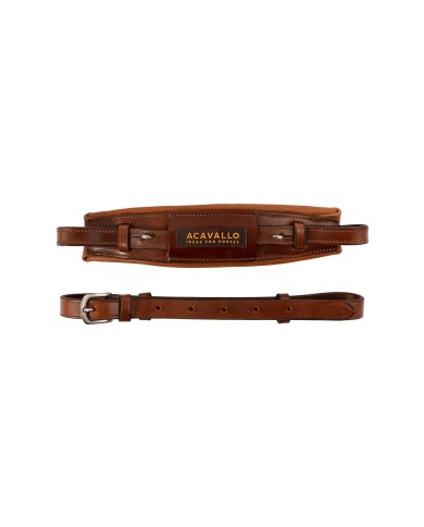 ACAVALLO LEATHER NOSEBAND FOR HACKAMORE