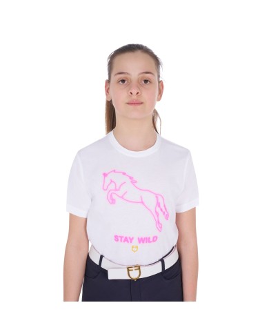 GIRLS STAY WILD COTTON T-SHIRT