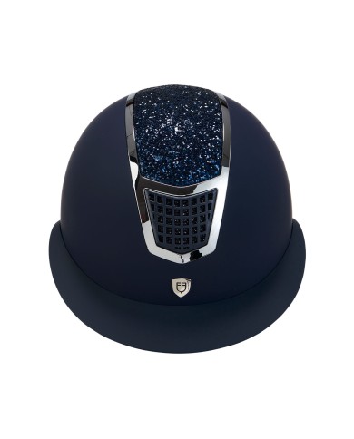 CASCO EQUESTRO MODELLO ECLIPSE STONE MAT WIDE VISOR (3 PADDING)