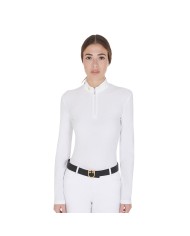 POLO DONNA EQUESTRO MANICA LUNGA MODELLO WARM+