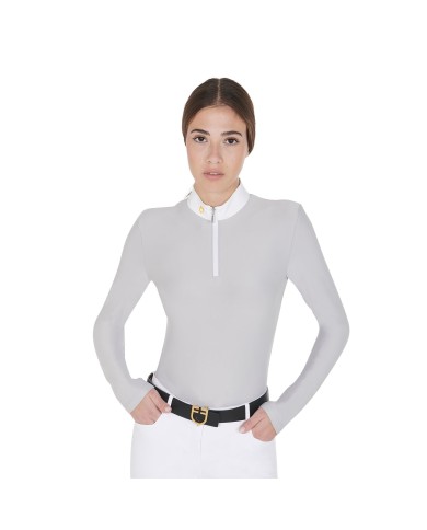 POLO DONNA EQUESTRO MANICA LUNGA MODELLO WARM+