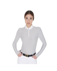 POLO DONNA EQUESTRO MANICA LUNGA MODELLO WARM+