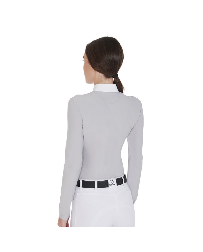POLO DONNA EQUESTRO MANICA LUNGA MODELLO WARM+