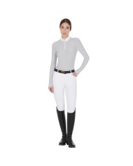POLO DONNA EQUESTRO MANICA LUNGA MODELLO WARM+