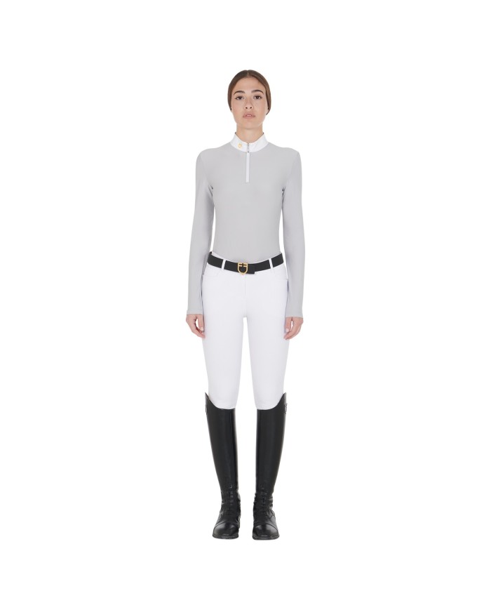 POLO DONNA EQUESTRO MANICA LUNGA MODELLO WARM+