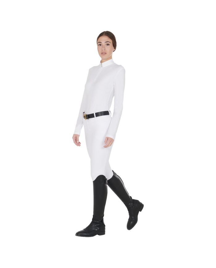 POLO DONNA EQUESTRO MANICA LUNGA MODELLO WARM+