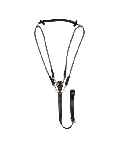 ITALIAN LEATHER AND ROUND NYLON DORI GOGUE