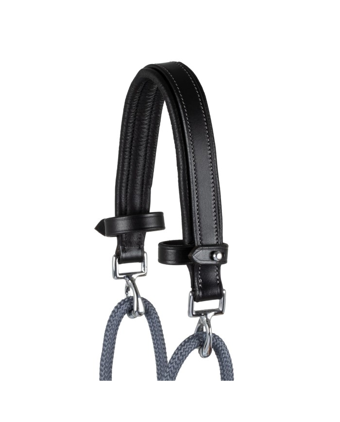 ITALIAN LEATHER AND ROUND NYLON DORI GOGUE