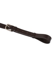 ITALIAN LEATHER AND ROUND NYLON DORI GOGUE