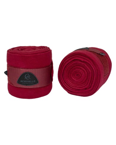 ACAVALLO FLEEECE BANDAGES - SET OF 2 PCS