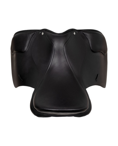 Sella da dressage in cuoio con blocchi removibili Sella da dressage in cuoio con blocchi removibili