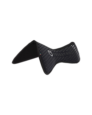 Compensatore sella in memory foam con grip in silicone e logo Compensatore sella in memory foam con grip in silicone e logo