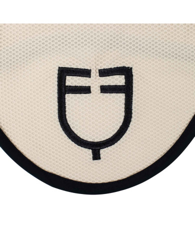 Cuffietta in tessuto traforato con logo Cuffietta in tessuto traforato con logo