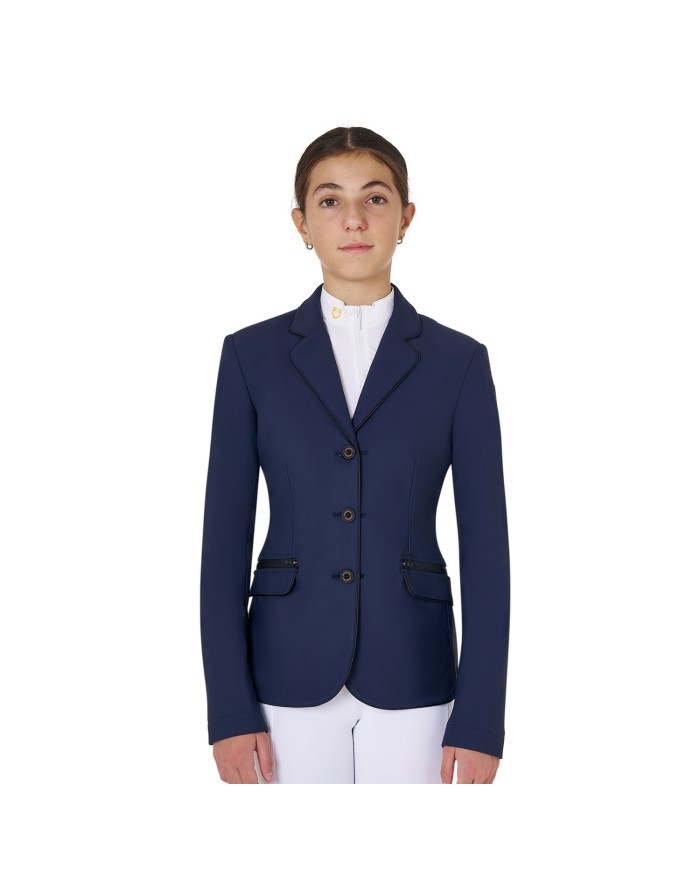 GIRL S TECHNICAL COMPETITION RIDING JACKET TECNO STRETCH