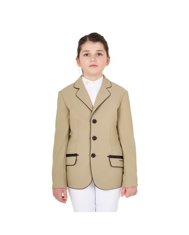 GIRL S TECHNICAL COMPETITION RIDING JACKET TECNO STRETCH