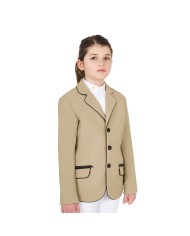 GIRL S TECHNICAL COMPETITION RIDING JACKET TECNO STRETCH
