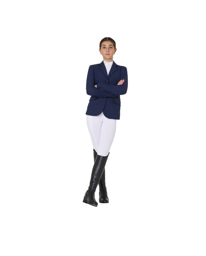 GIRL S TECHNICAL COMPETITION RIDING JACKET TECNO STRETCH