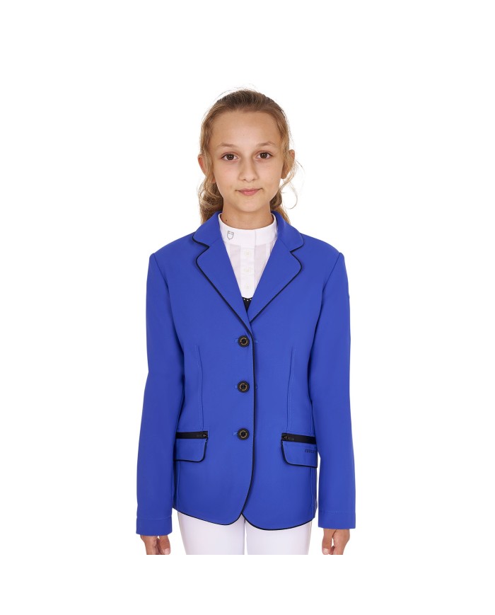 GIRL S TECHNICAL COMPETITION RIDING JACKET TECNO STRETCH