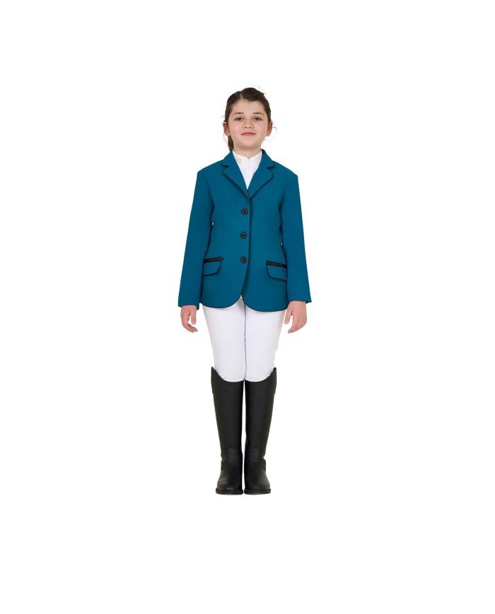GIRL S TECHNICAL COMPETITION RIDING JACKET TECNO STRETCH