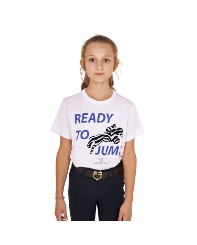 GIRL S READY TO JUMP COTTON T-SHIRT