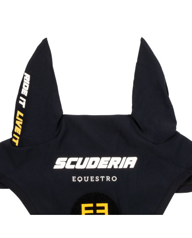 Cuffietta tessuto tecnico e patch velcro Scuderia Equestro Cuffietta tessuto tecnico e patch velcro Scuderia Equestro