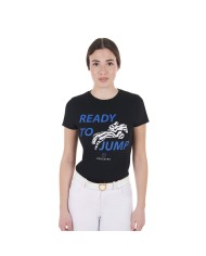 WOMEN S READY TO JUMP COTTON T-SHIRT